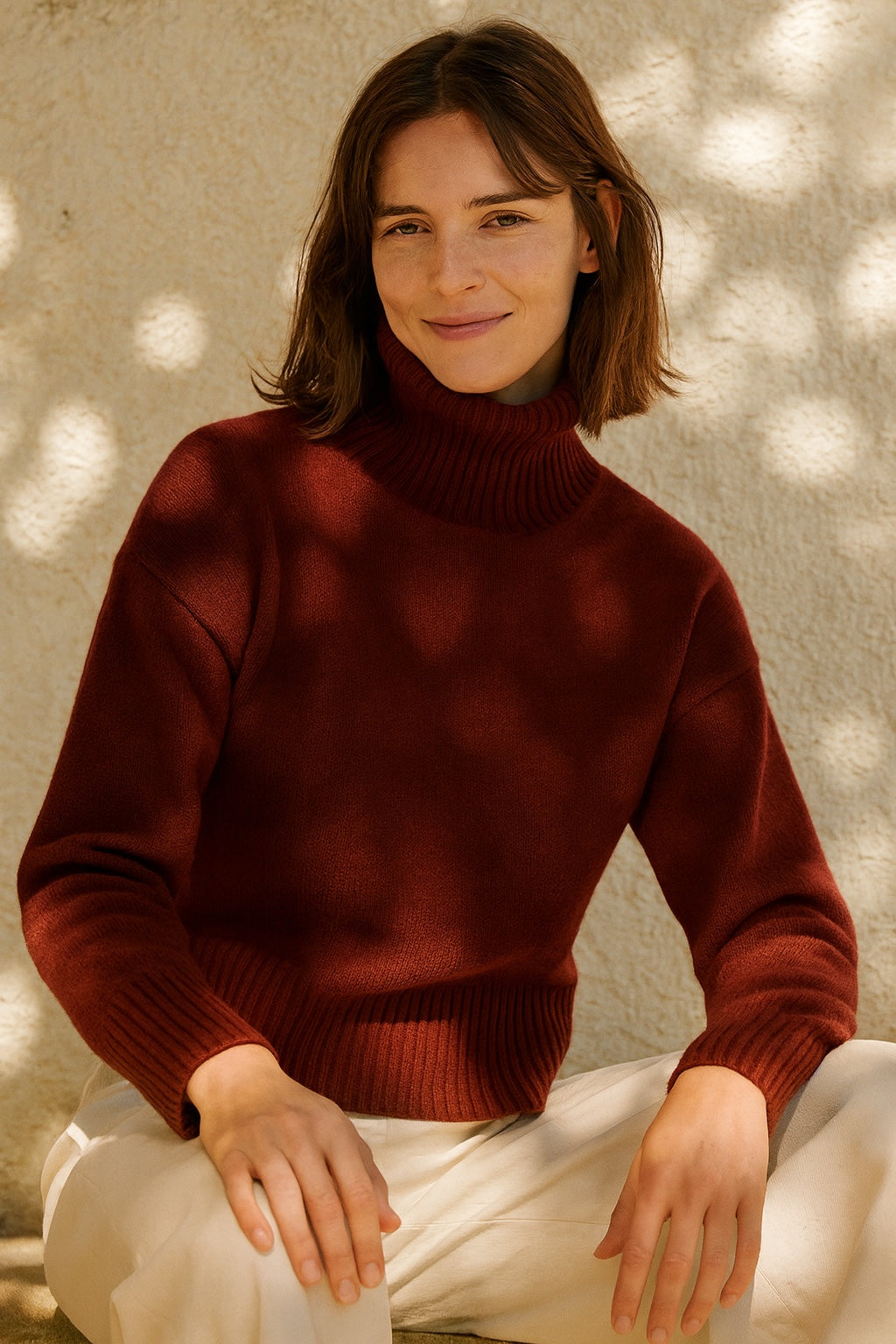 Ambrine-Kaschmir-Rollkragenpullover