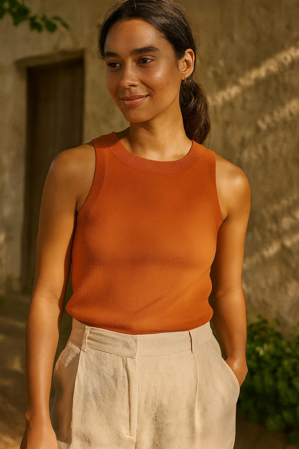 lou pure cashmere top