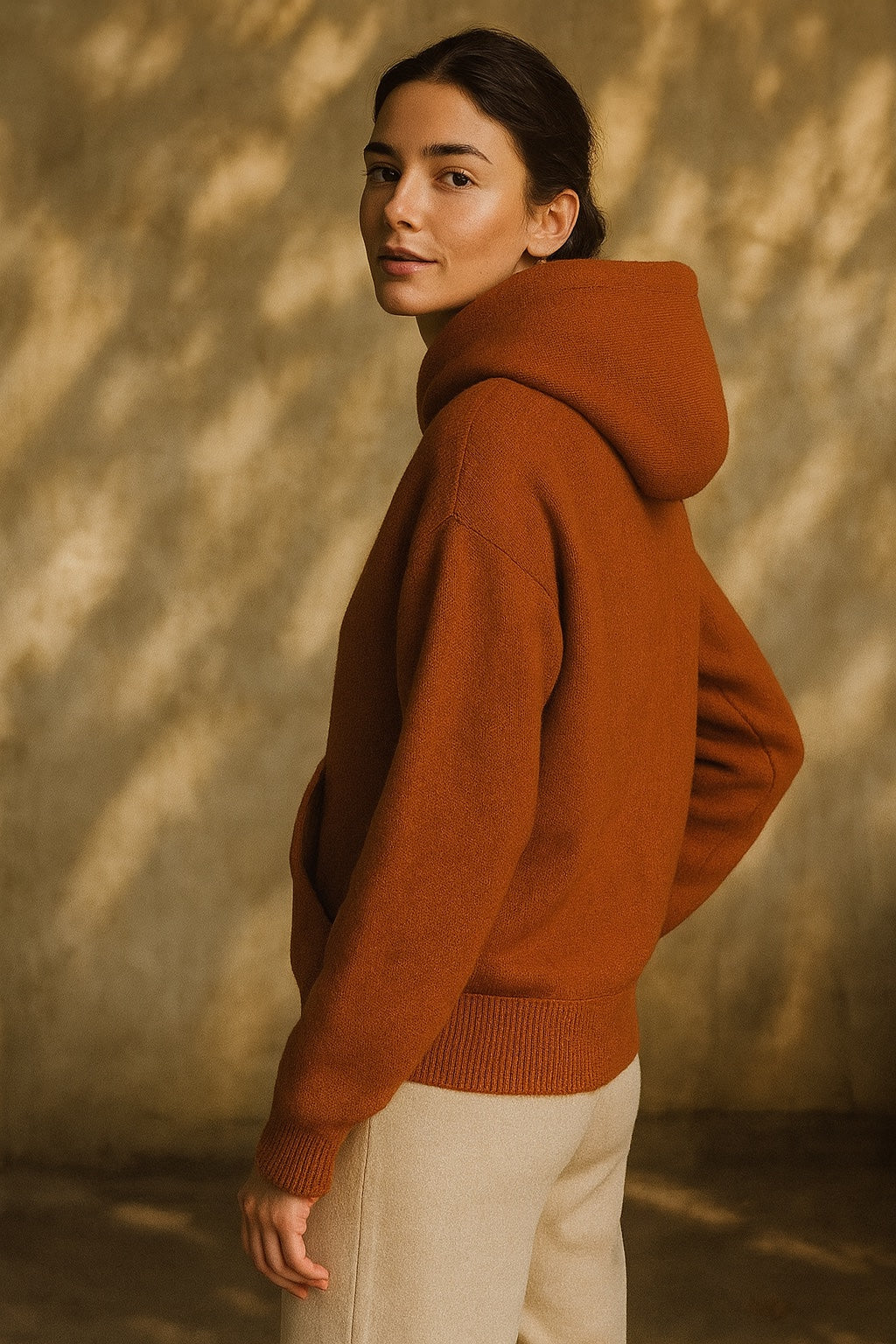 diana pure cashmere hoodie