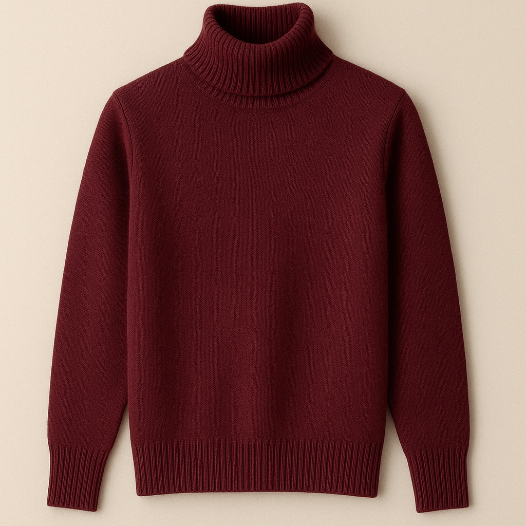 Isadora Kaschmirpullover mit Rollkragen
