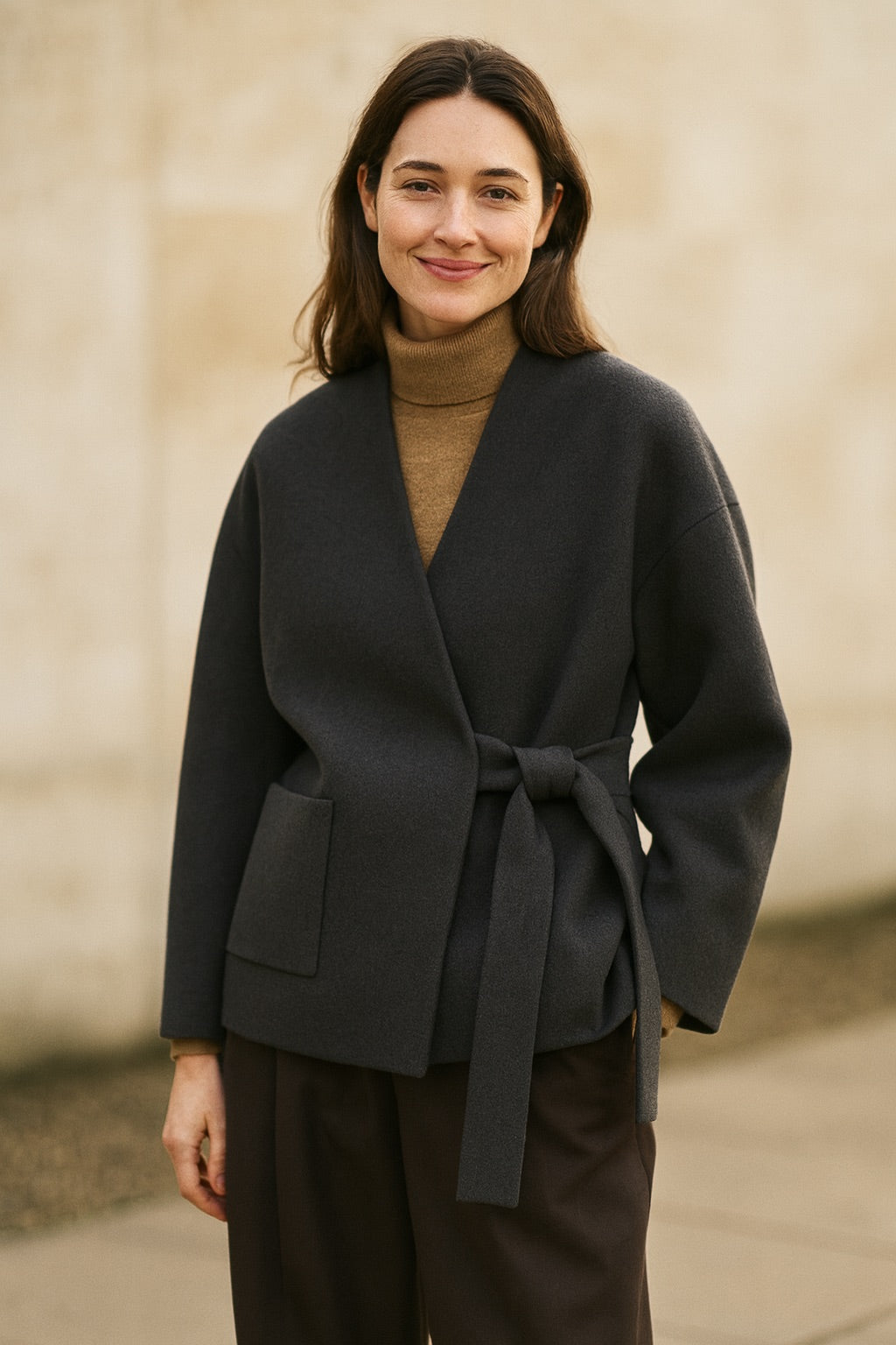 Louise Kaschmirjacke zum Binden