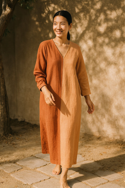 violette linen & cotton dress