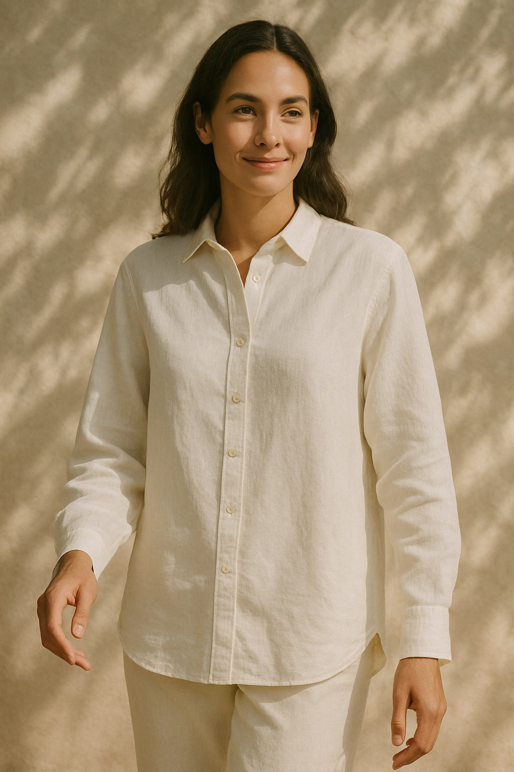 maya cotton & linen shirt