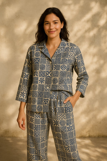 lara blockprint set