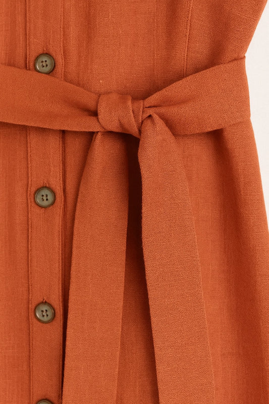 emma cotton & linen dress