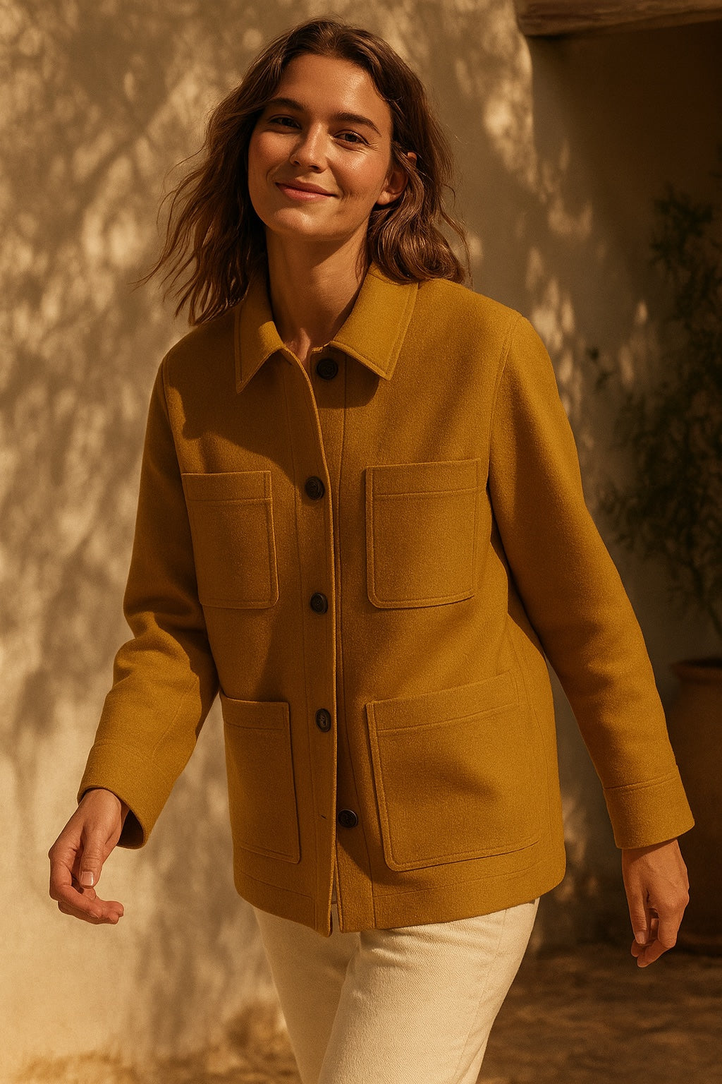 chloé cashmere 4-pockets jacket