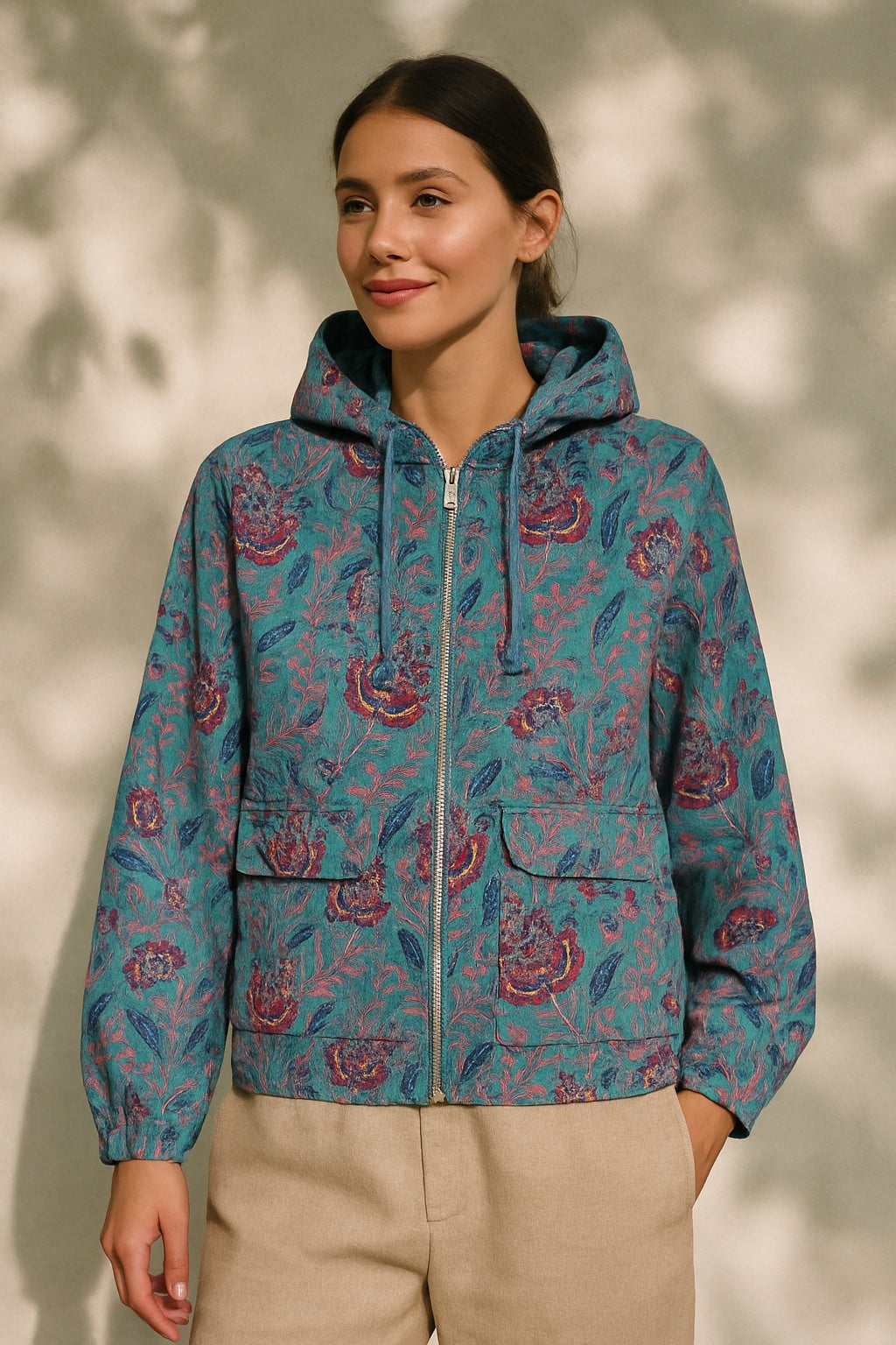 valentina blockprint jacket
