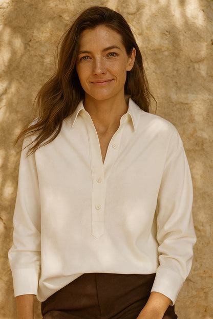 léa popover shirt