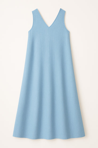 aveline cotton & linen dress