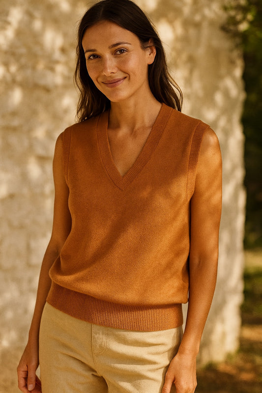 éléonore pure cashmere vest