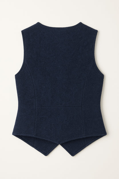 anastasia cashmere tailored vest