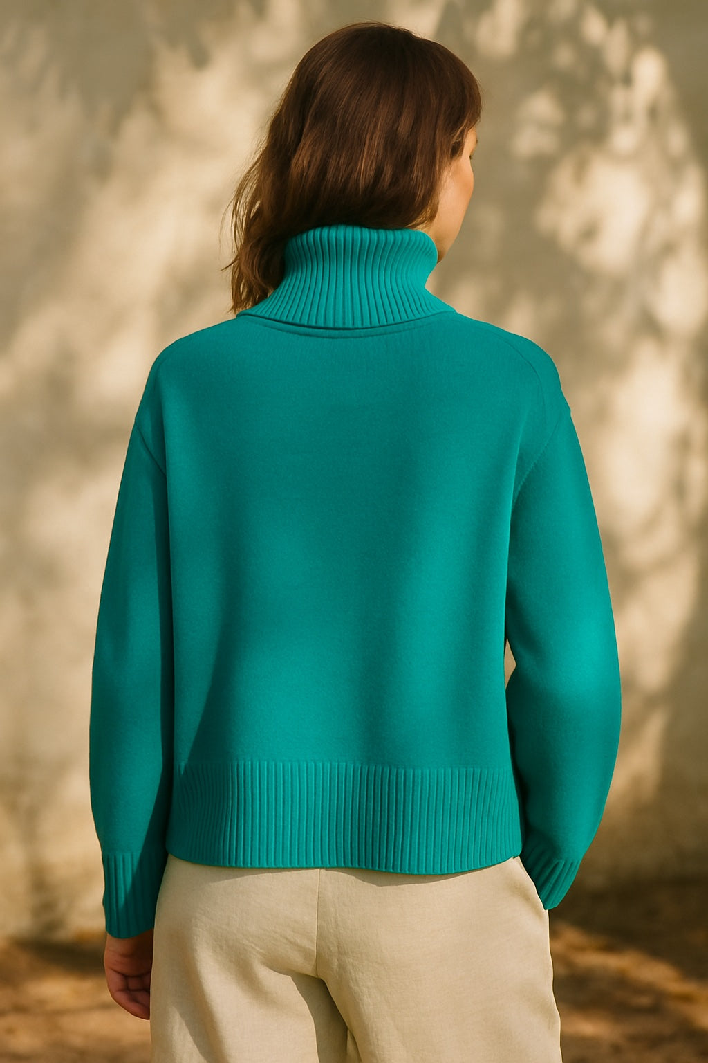 ambrine cashmere turtleneck sweater