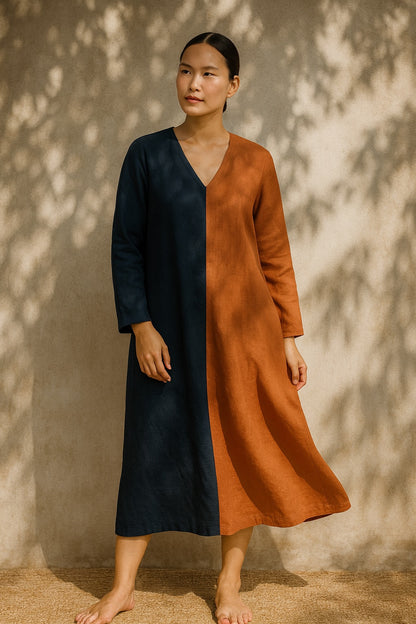 violette linen & cotton dress