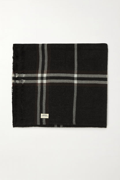 mélodie pure cashmere patterned scarf