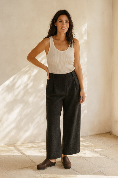 emmanuelle wool trousers