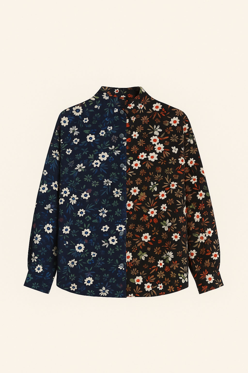 margaux cotton & silk shirt