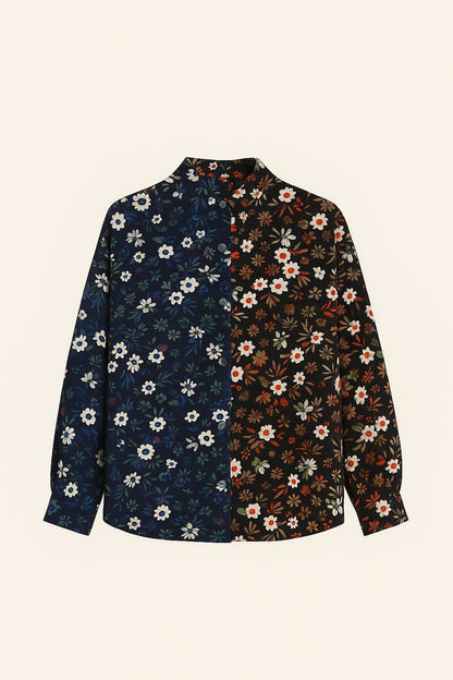 margaux cotton & silk shirt