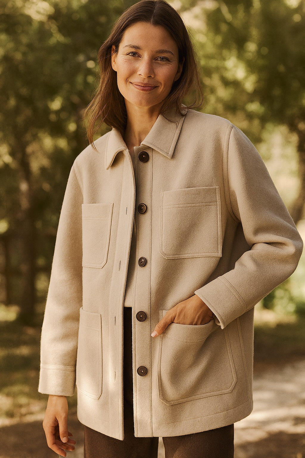 chloé cashmere 4-pockets jacket