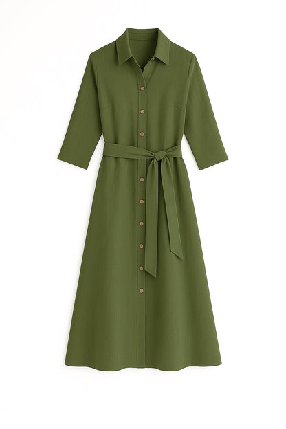 emma cotton & linen dress