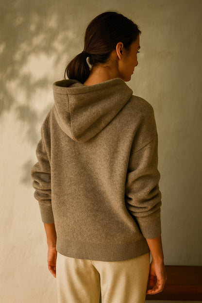 diana pure cashmere hoodie