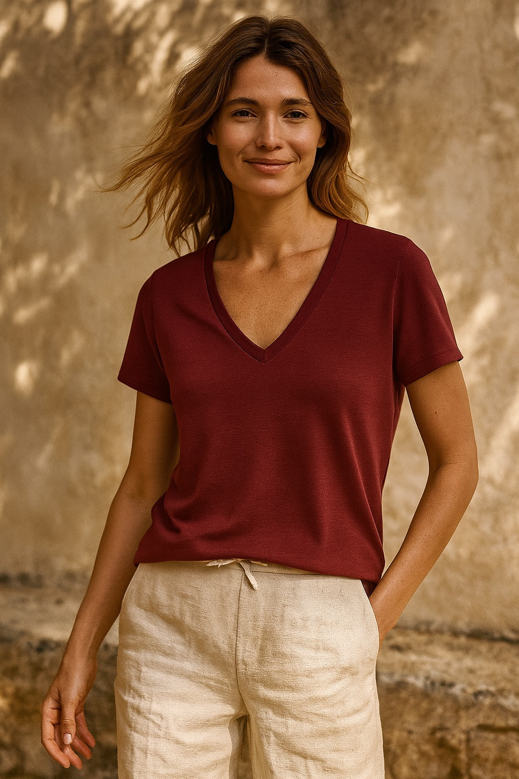 jennifer v-neck top