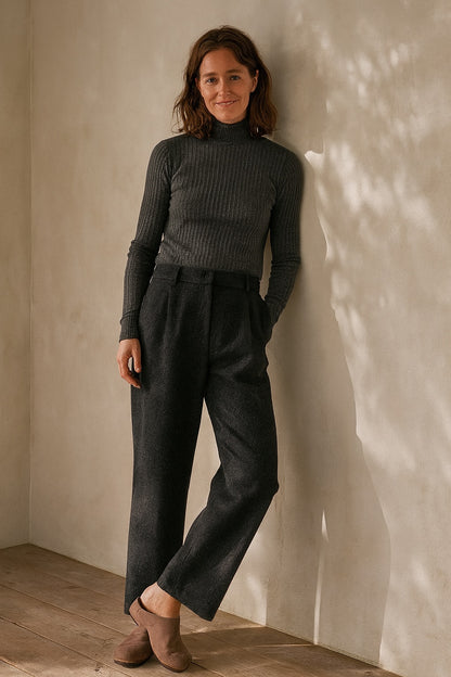emmanuelle wool trousers