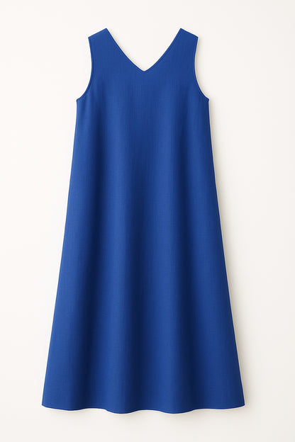 aveline cotton & linen dress
