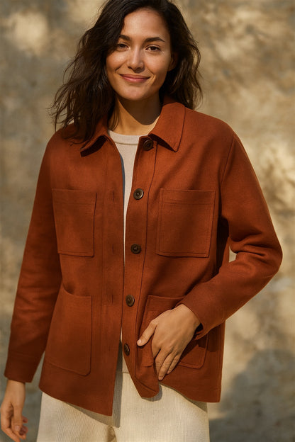 chloé cashmere 4-pockets jacket