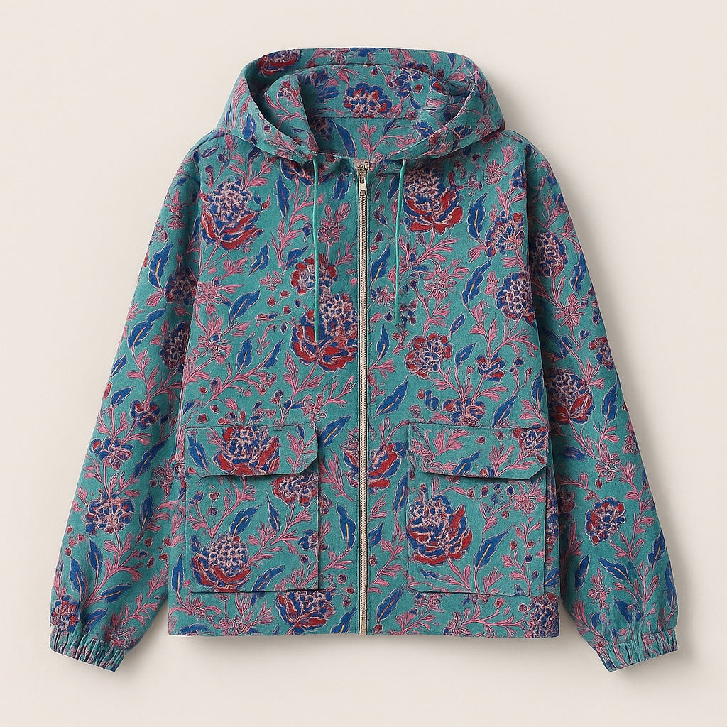 valentina blockprint jacket