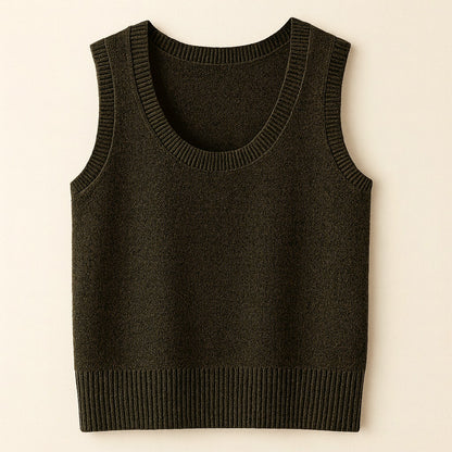 gabrielle cashmere vest