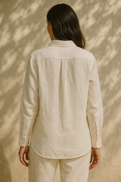 maya cotton & linen shirt