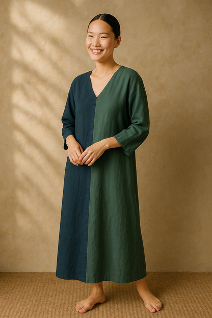 violette linen & cotton dress