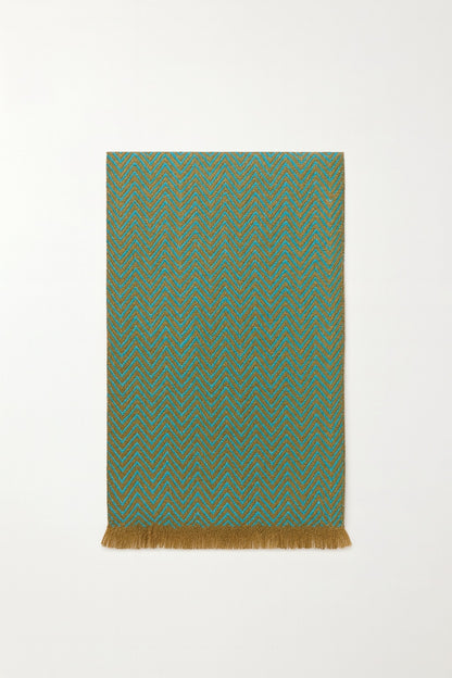 mélodie pure cashmere patterned scarf