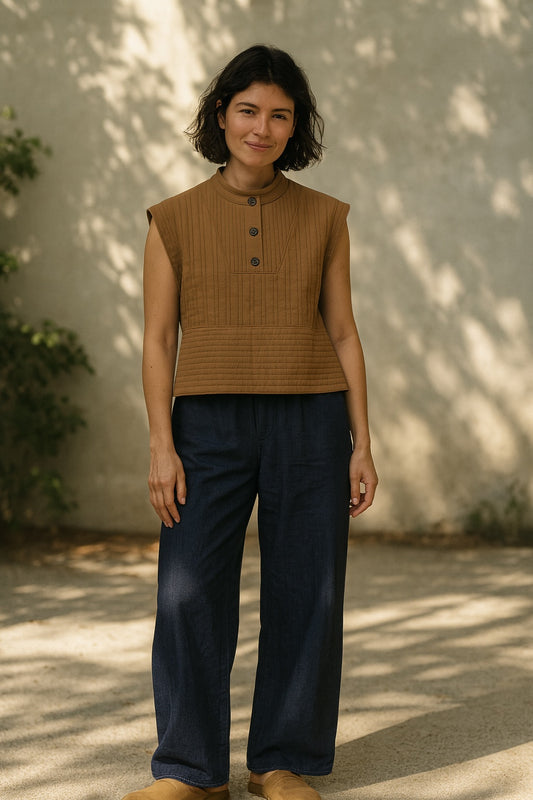 lucette quilt vest