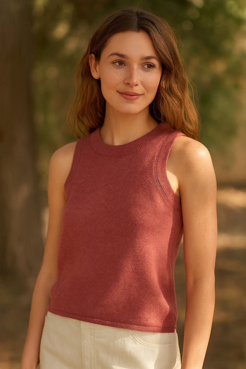 lou pure cashmere top