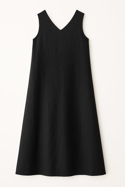 aveline cotton & linen dress
