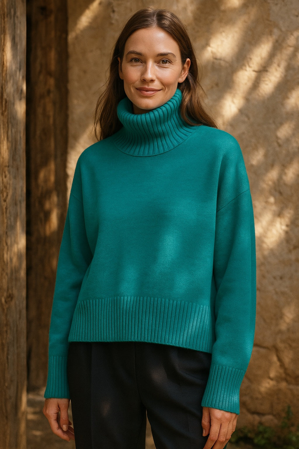 ambrine cashmere turtleneck sweater