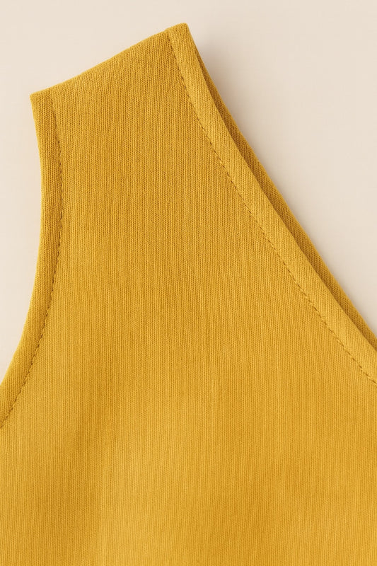 aveline cotton & linen dress