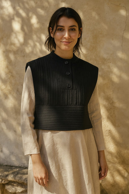 lucette quilt vest