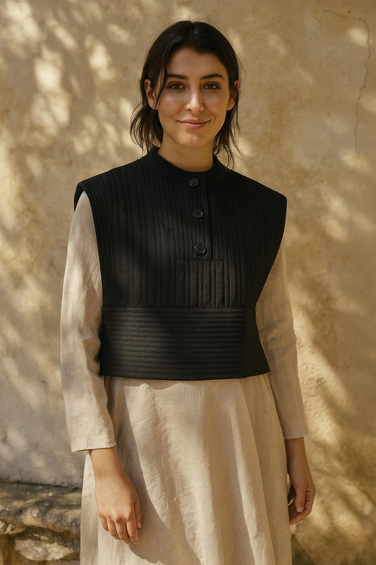 lucette quilt vest