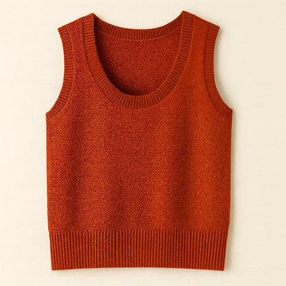 gabrielle cashmere vest