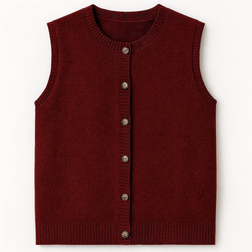 yuna cashmere vest