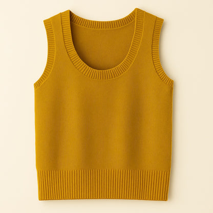 gabrielle cashmere vest