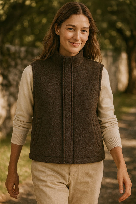 camille wool vest