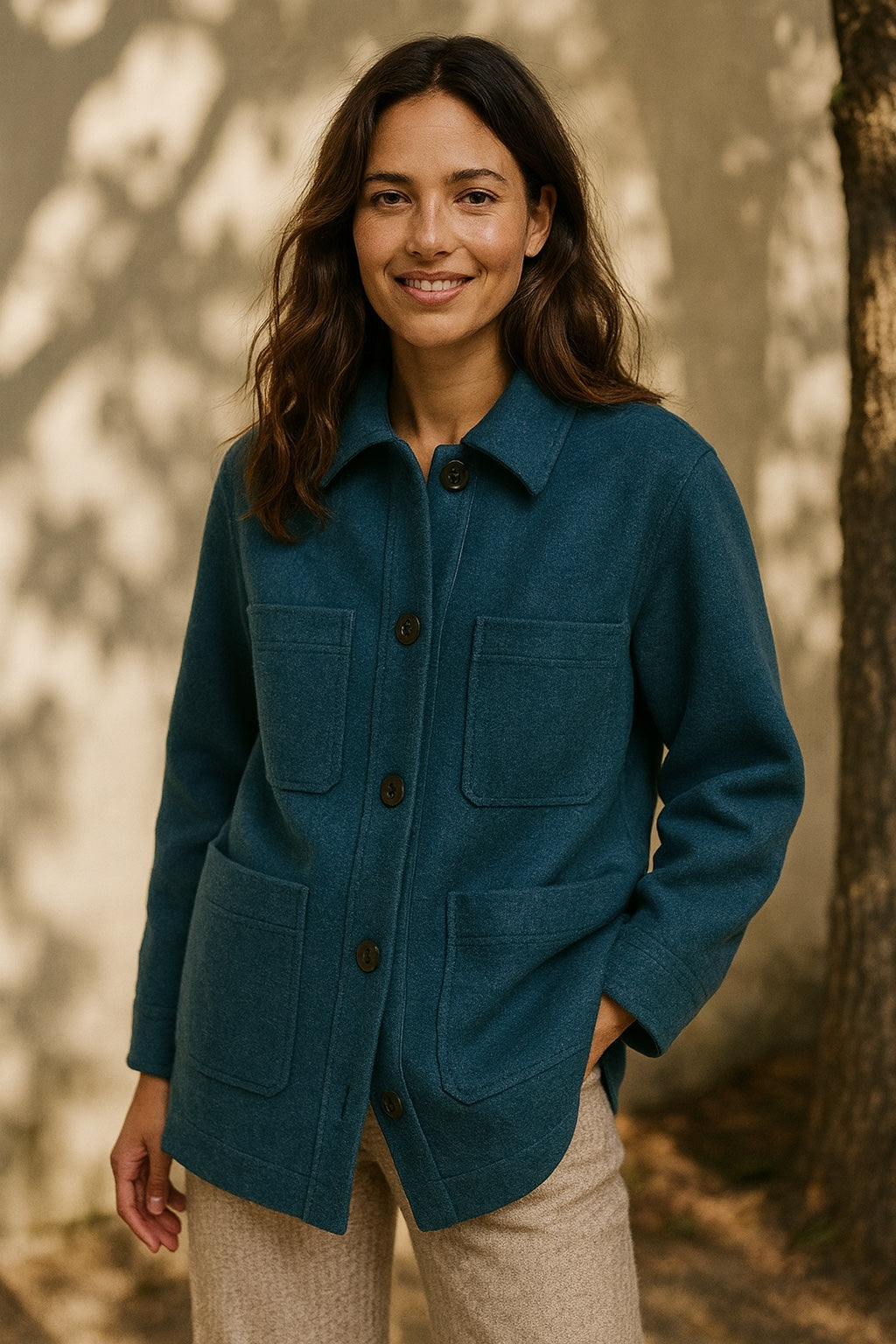 chloé cashmere 4-pockets jacket