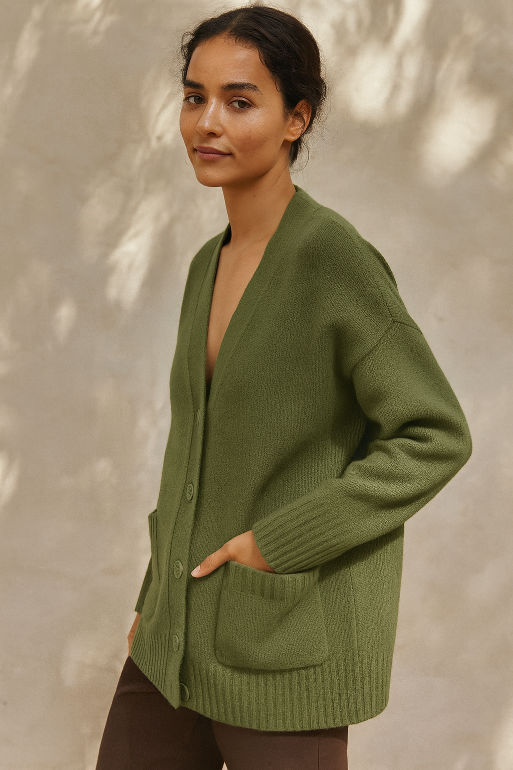 mona cashmere cardigan