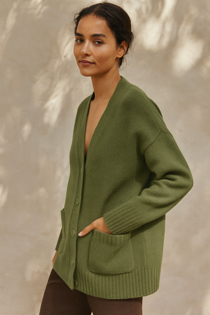 mona cashmere cardigan