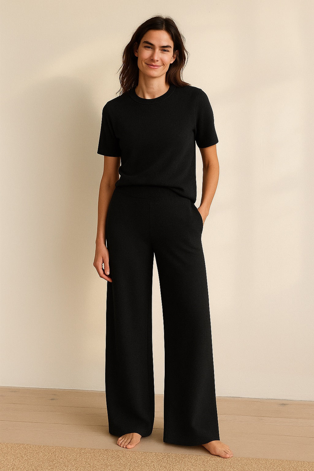 sonja pure cashmere leisure t-shirt