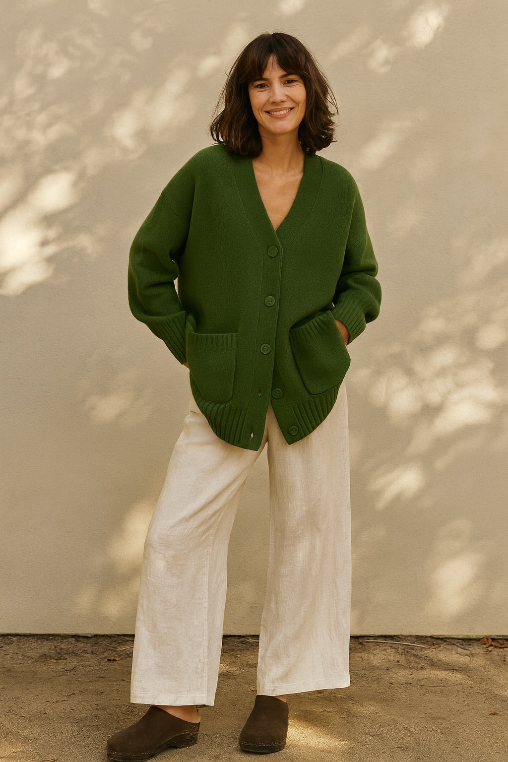 mona cashmere cardigan