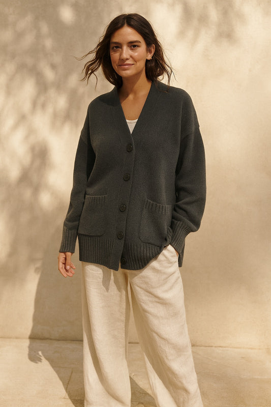 mona cashmere cardigan